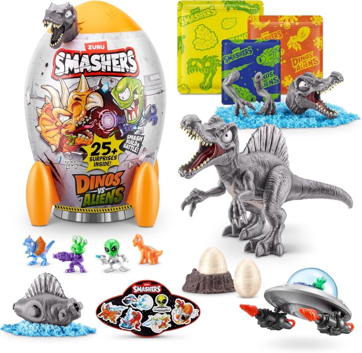 Smashers – Dino vs. Alien Šedý Dino