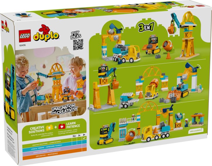 10476 Lego Duplo – Staveniště a vozidla 3 v 1