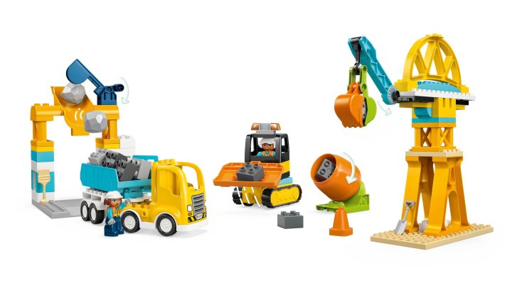 10476 Lego Duplo – Staveniště a vozidla 3 v 1