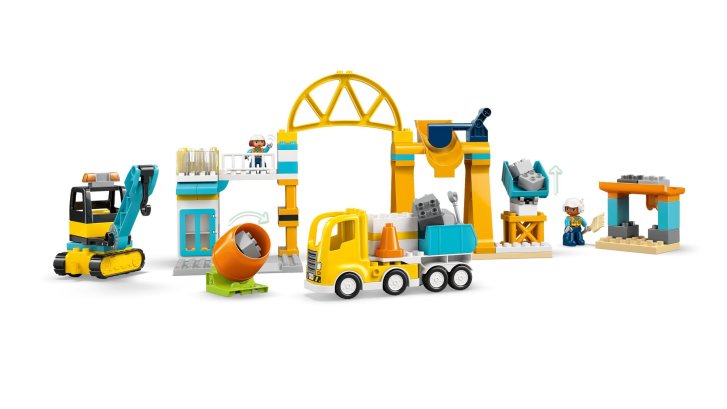 10476 Lego Duplo – Staveniště a vozidla 3 v 1