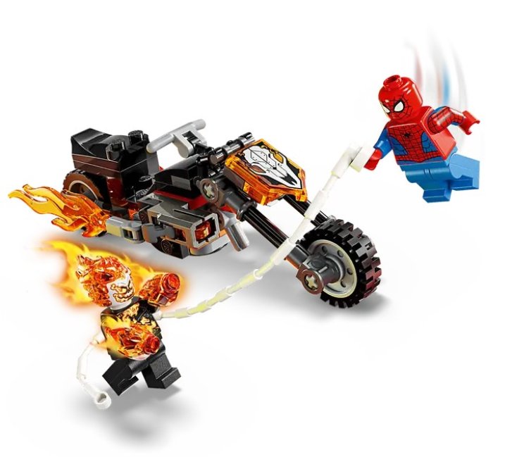 76335 Lego Marvel - Spider-Man vs. Ghost Rider na motorce