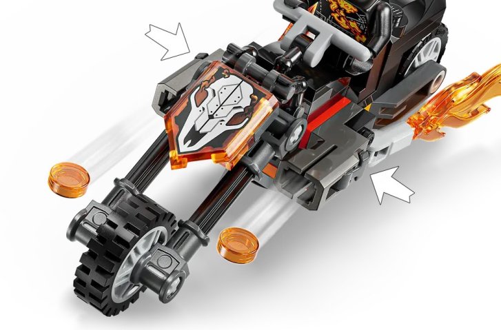 76335 Lego Marvel - Spider-Man vs. Ghost Rider na motorce