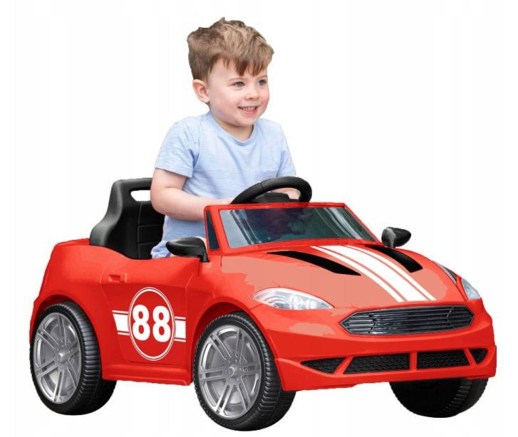 Evo – Elektrické auto červené
