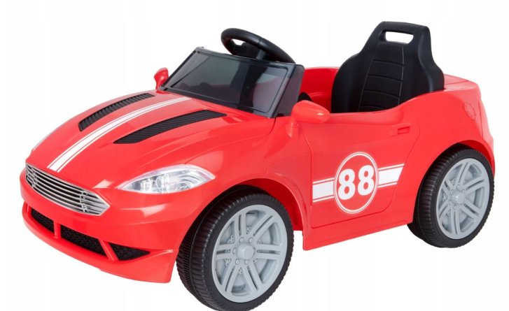 Evo – Elektrické auto červené