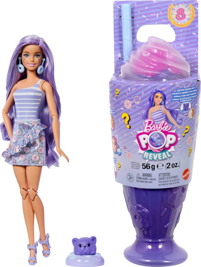 Barbie – Pop Reveal Fialová