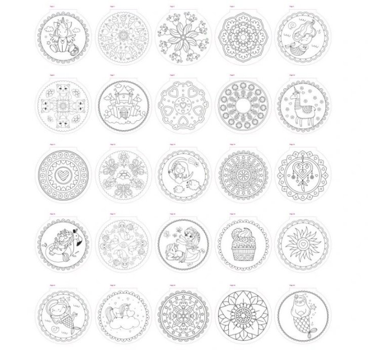 Omalovánky - Mandala