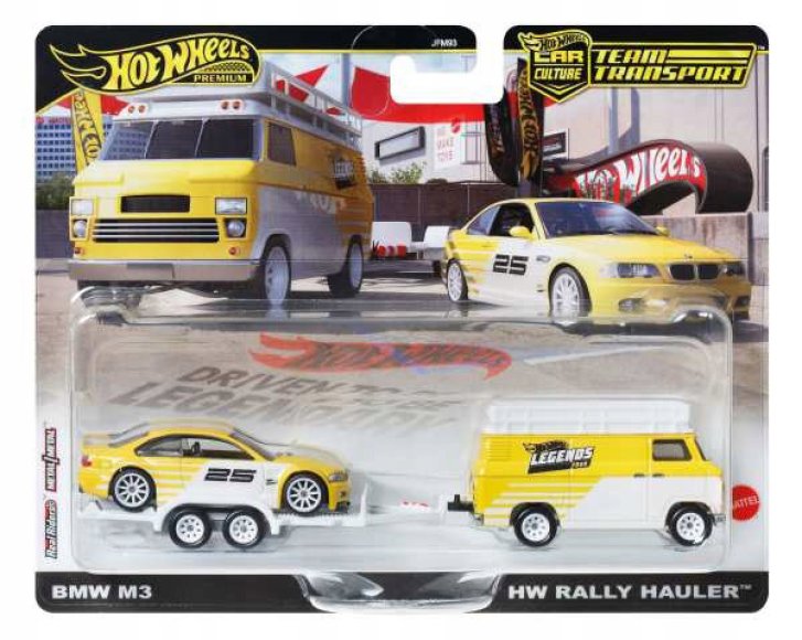 Hot Wheels – Autíčko BMW M3 + tahač