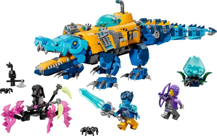 71512 Lego DreamZzz – Krokodýlí ponorka
