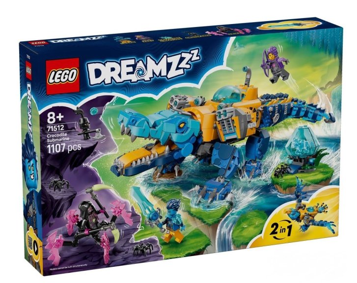 71512 Lego DreamZzz – Krokodýlí ponorka