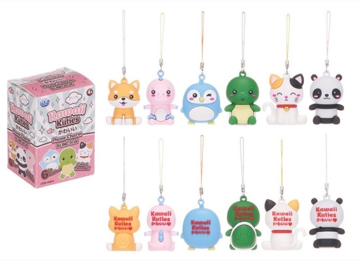 Kawaii Kuties – Přívěsek na mobil