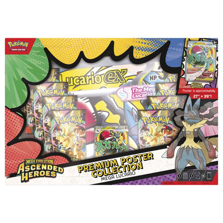 Pokémon TCG: Mega Evolution  Ascended Heroes – Premium Poster Collection