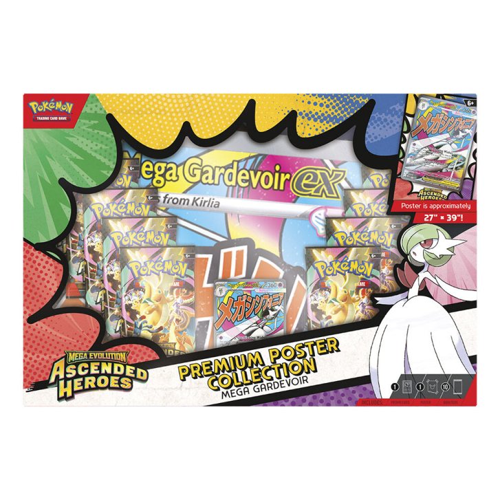 Pokémon TCG: Mega Evolution  Ascended Heroes – Premium Poster Collection