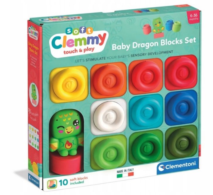 Clemmy - Souprava 10 kostek Drak