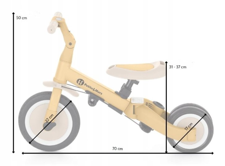 Tříkolka 5v1 Turbo – Zelená
