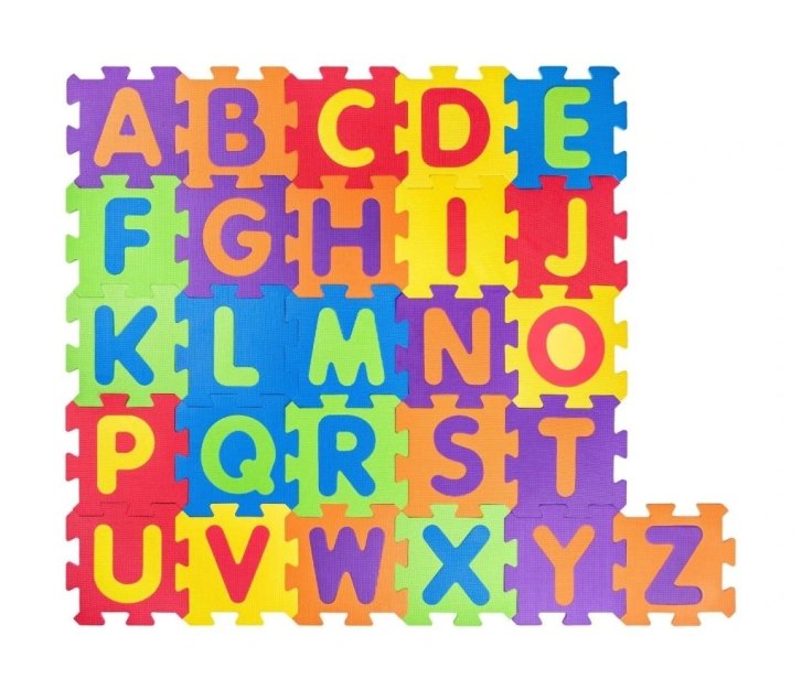Pěnové puzzle - Abeceda