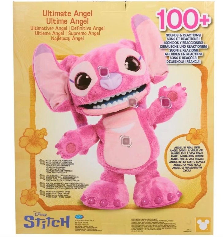 Stitch – Interaktivní plyšová Anděla 43 cm