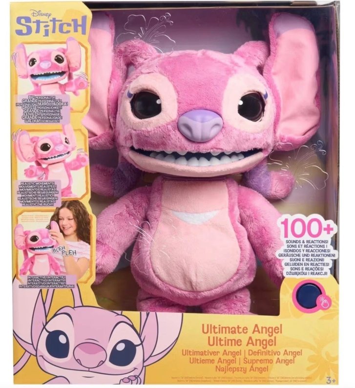 Stitch – Interaktivní plyšová Anděla 43 cm