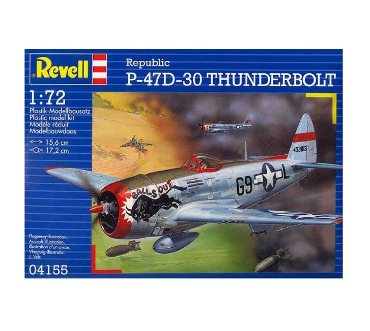 Revell - Letadlo 04155 - P-47 D Thunderbolt (1:72)