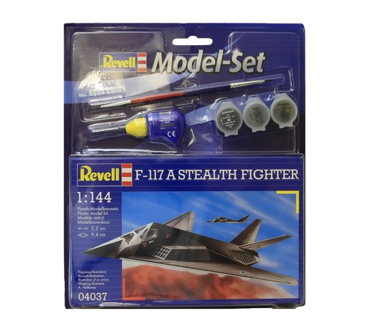Revell - Letadlo 64037 F-117 STEALTH FIGHTER (1:144)