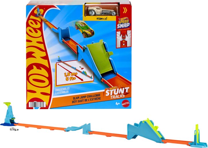 Hot Wheels - Kaskadérská dráha  Slam Jump Challenge