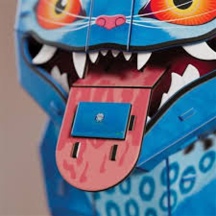 3D Puzzle K-Pop Demon Hunters - Tiger Derpy a pták Sussie