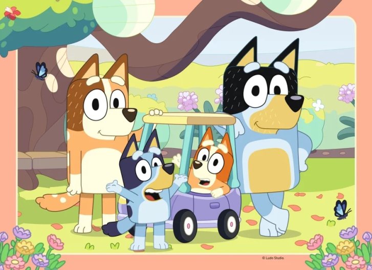 Puzzle 4x42 - Bluey