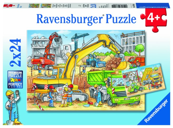 Puzzle 2x24 - Pracovní stroje