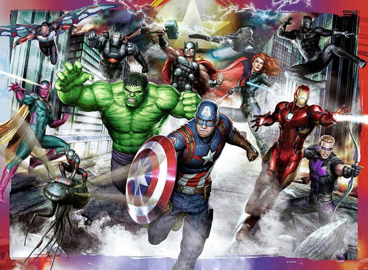 Puzzle 100 XXL - Avengers