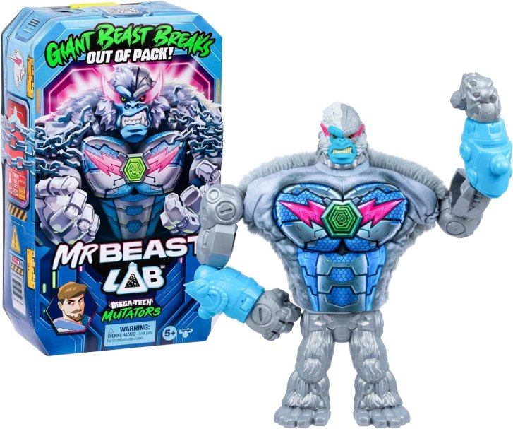 Mr. Beast Lab – Akční figurka Mega Silver-Byte