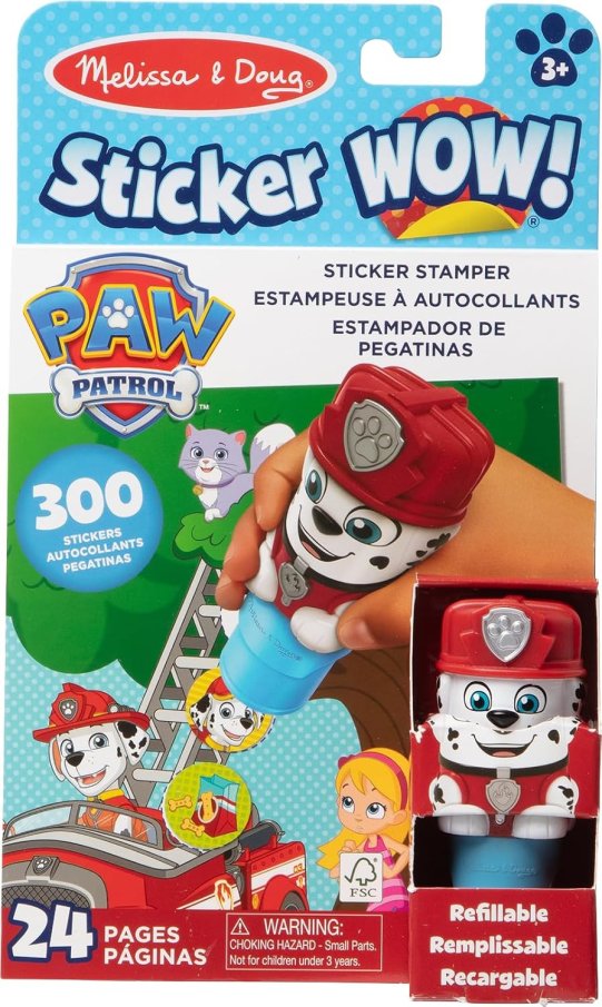 Melissa & Doug - Nálepky s dávkovačem Paw Patrol
