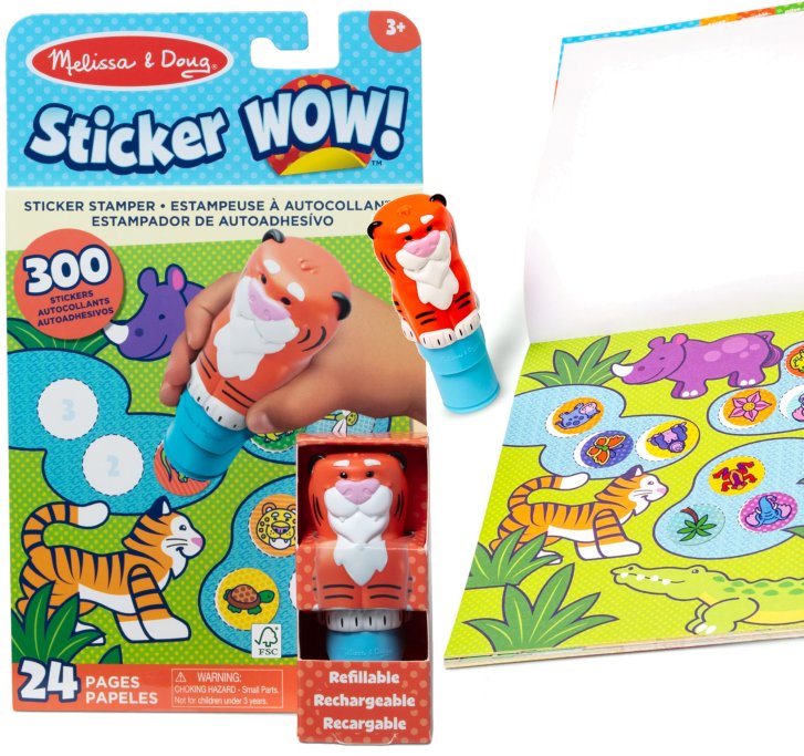 Melissa & Doug - Nálepky s dávkovačem