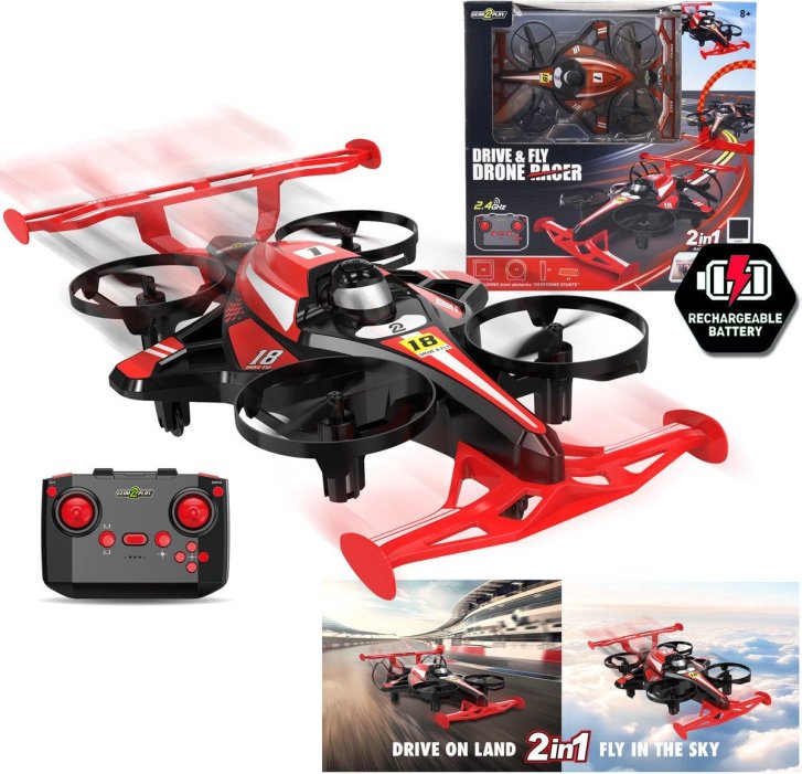Gear2Play – Drive & Fly Dron Racer 2v1