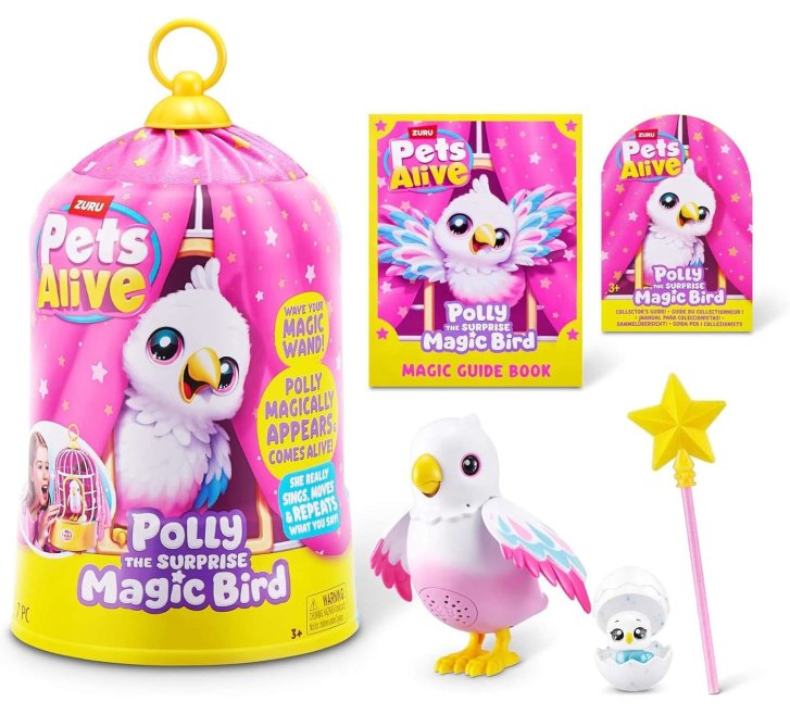 Pets Alive – Interaktivní ptáček Polly