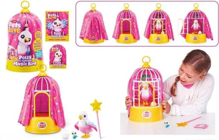 Pets Alive – Interaktivní ptáček Polly