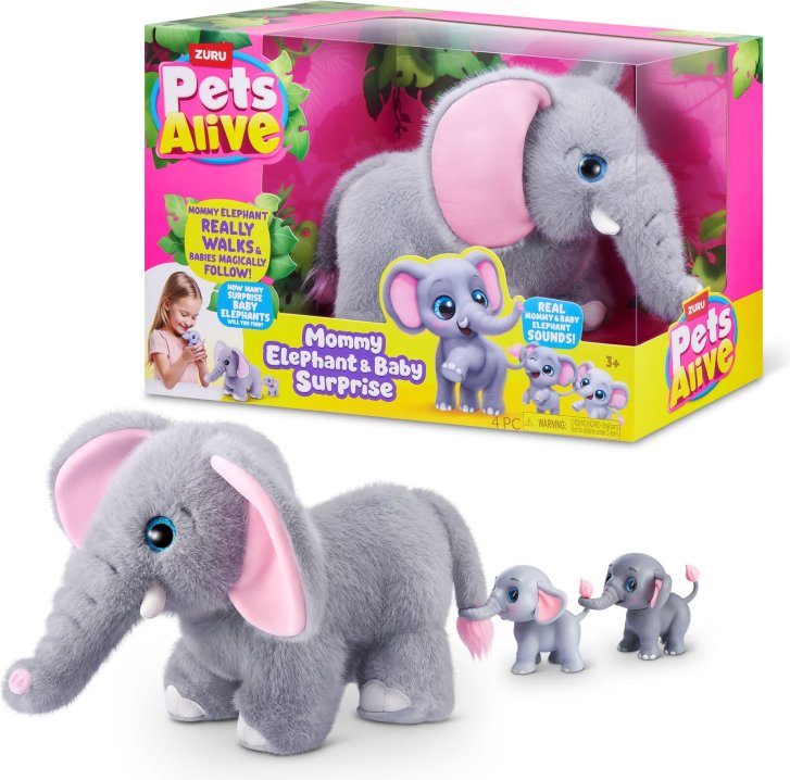Pets Alive – Máma slonice a slůňata