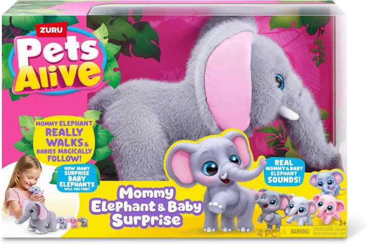 Pets Alive – Máma slonice a slůňata