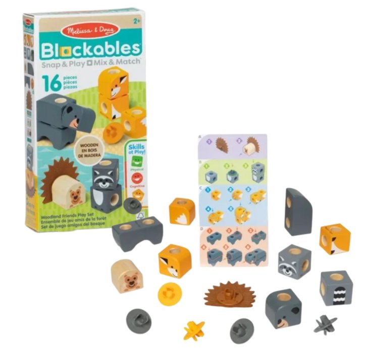 Melissa & Doug – Dřevěná stavebnice