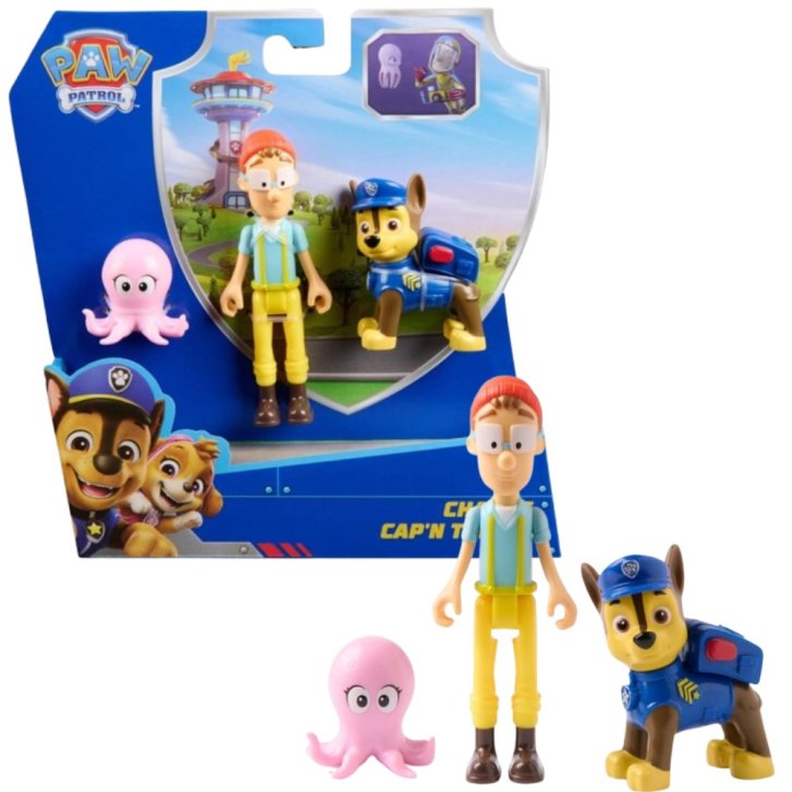 Paw Patrol – Figurky Chase & Cap'n Turbot