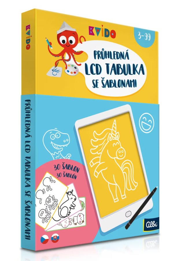Kvído - Průhledná LCD tabulka