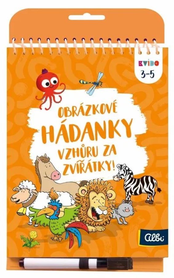Kvído - Obrázkové hádanky - Vzhůru za zvířátky