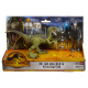 Jurassic World - Dinosaurus s figurkou Dr. Ian Malcoml & Velociraptor