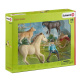 Schleich - Westernová jezdkyně se zvířátky 42419