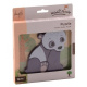 Dřevěné puzzle - Zvířátka Panda