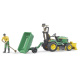 Bruder – John Deere zahradní traktor se zahradníkem