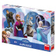 Puzzle 4 x 54 - Disney Frozen