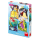 Puzzle 4x54 – Disney Princezny