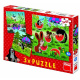 Puzzle 3x55 - Krtek
