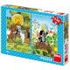 Puzzle 2x48 – Krtek ve volném čase