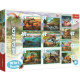 Mega Puzzle 10 v 1 Dinosauři