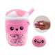Plyšový Bubble Tea 24 cm Růžový